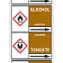 Značení potrubí, alkohol